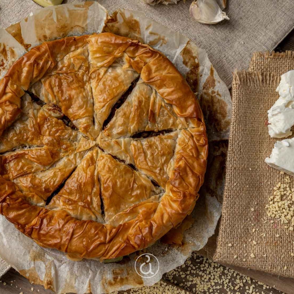 μελιτζανόπιτα με κιμά