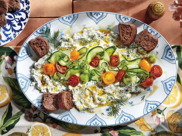 Μους φέτας με γιαούρτι