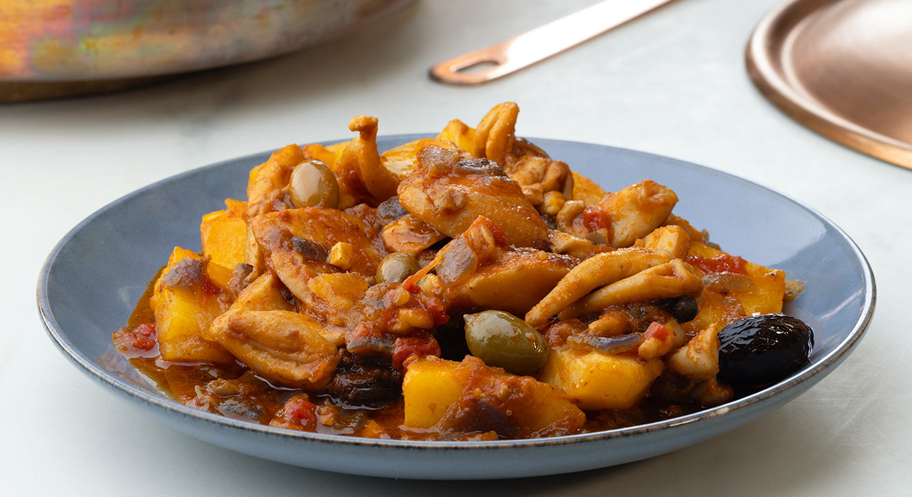 Σουπιές με πατάτες