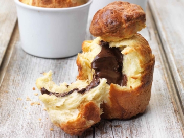 Brioche γεμιστά με σοκολάτα