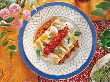 Κανελόνια με κιμά χωρίς μπεσαμέλ