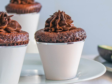 Vegan cupcakes σοκολάτας
