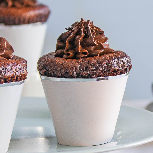 Vegan cupcakes σοκολάτας