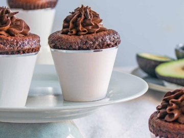 Vegan cupcakes σοκολάτας