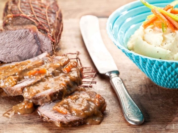 Ποντίκι μοσχαρίσιο με γλασαρισμένη σάλτσα