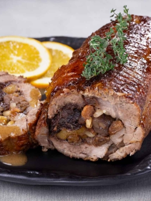 Χοιρινό γιορτινό με σάλτσα βουτύρου