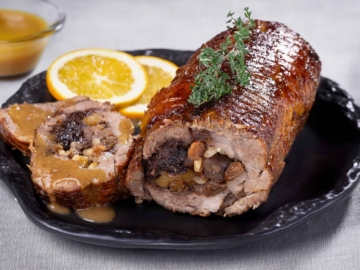 Χοιρινό γιορτινό με σάλτσα βουτύρου