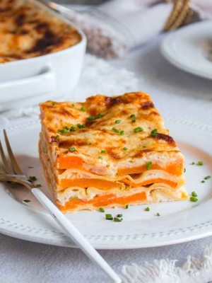 Λαζάνια με κολοκύθα