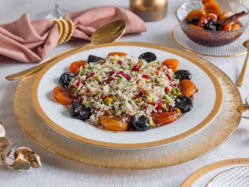 Ρύζι με αποξηραμένα φρούτα