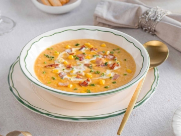 Σούπα καλαμπόκι (Corn chowder)