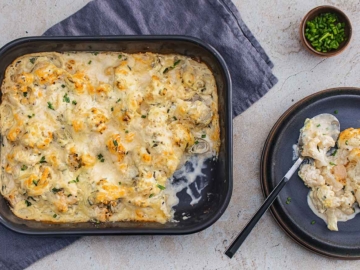 Κουνουπίδι στο φούρνο με τυριά