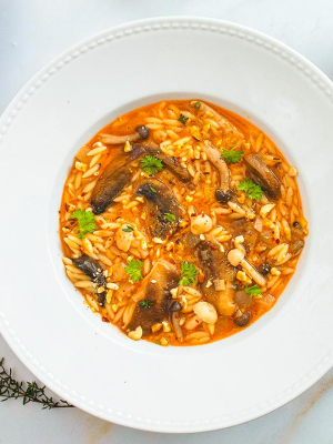 Γιουβέτσι με μανιτάρια