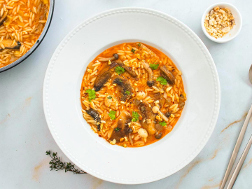 Γιουβέτσι με μανιτάρια