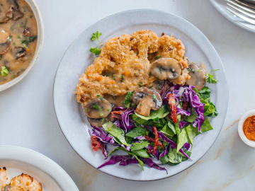 Τραγανό κουνουπίδι στο φούρνο με κρούστα