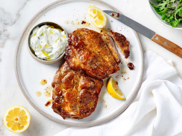 Χοιρινά μπριζολάκια στο air fryer