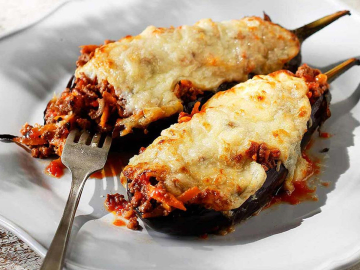 Eggplant papoutsakia
