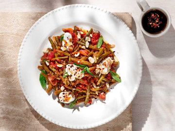 Φασολάκια με γιαούρτι