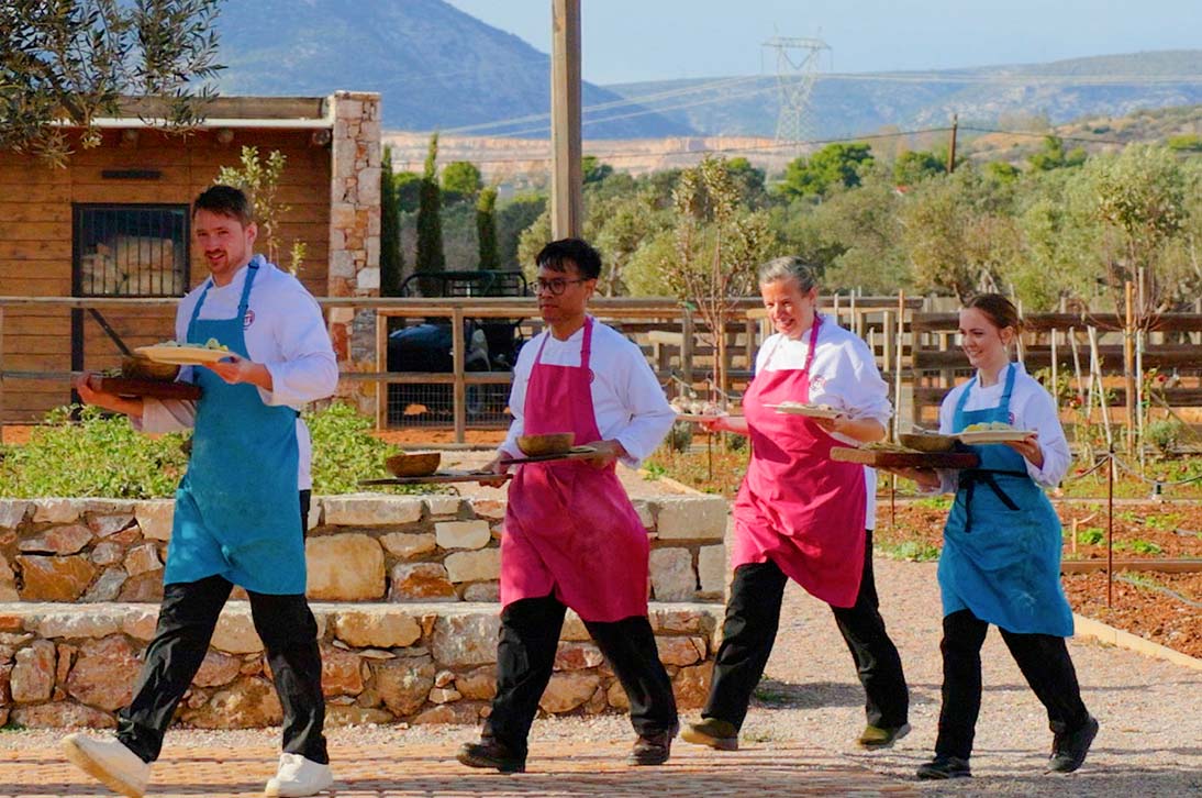 Featured Greek recipes in the MasterChef UK competition