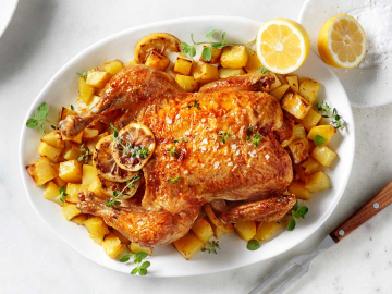 Ολόκληρο κοτόπουλο στο airfryer