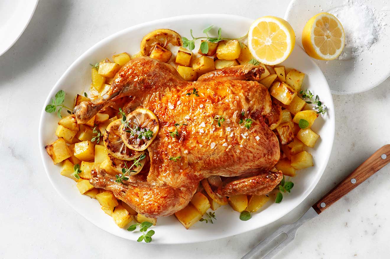 Ολόκληρο κοτόπουλο στο airfryer