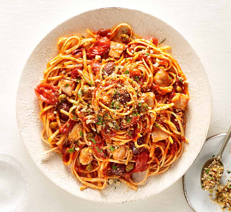 μακαρονια με ψαρι