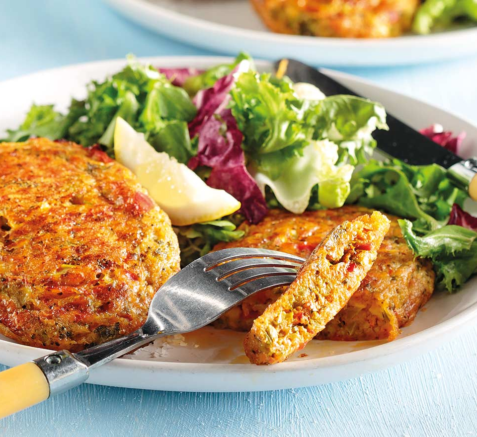 μπιφτέκια λαχανικών στο φούρνο - μπιφτεκια λαχανικων με αναμεικτα λαχανικα