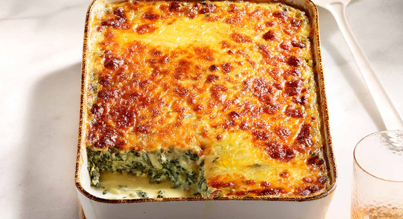 Εύκολο σουφλέ με σπανάκι