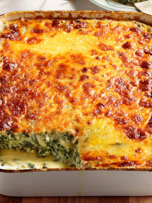 Εύκολο σουφλέ με σπανάκι