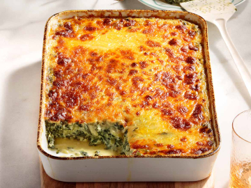 Εύκολο σουφλέ με σπανάκι