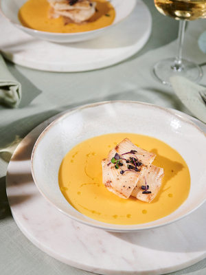 Γλώσσα με βελουτέ λαχανικών