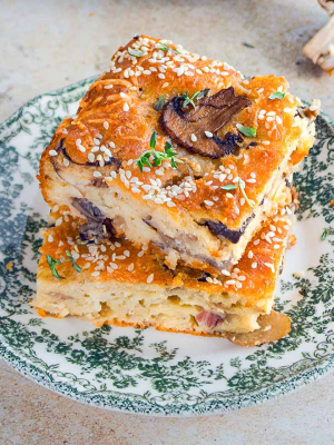 Μανιταρόπιτα χωρίς φύλλο