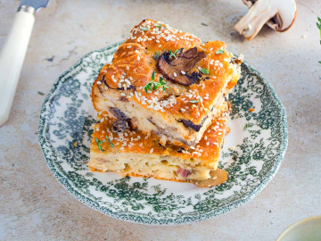 Μανιταρόπιτα χωρίς φύλλο