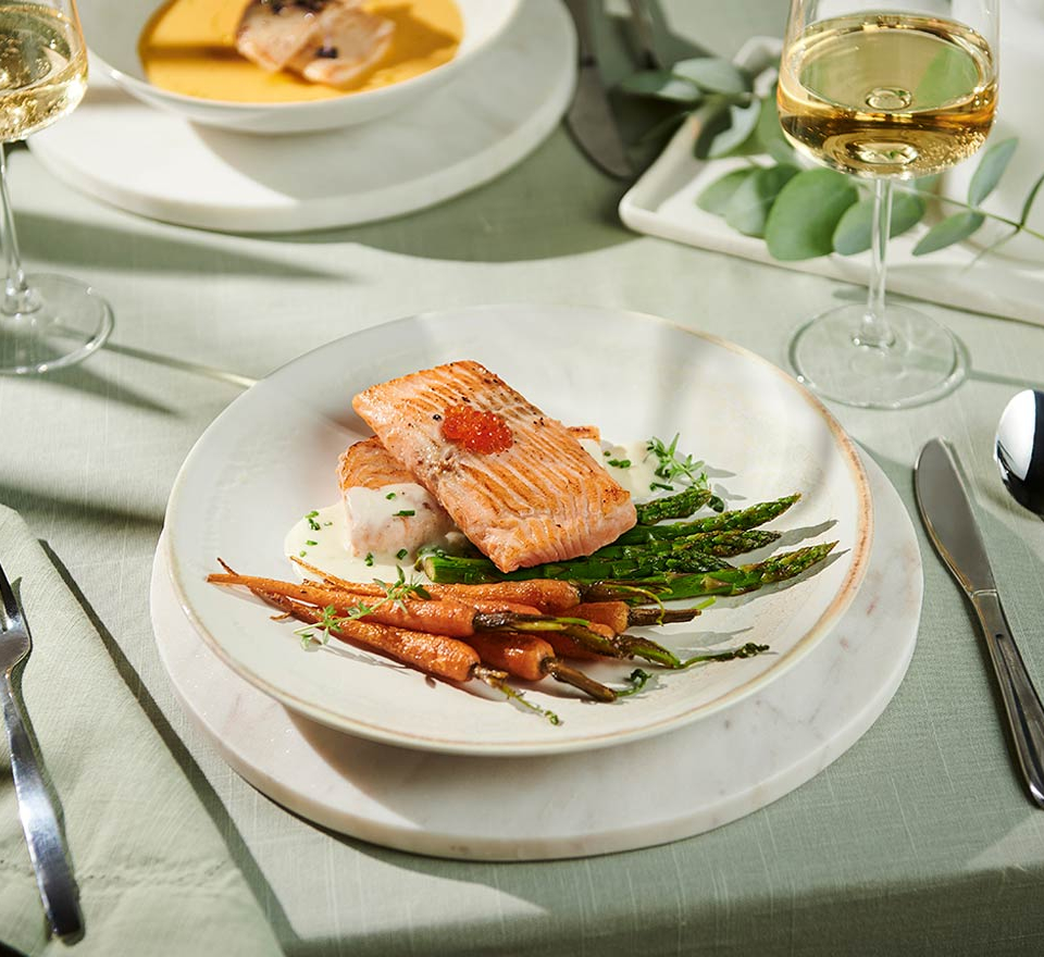 γλασαρισμενα λαχανικα - prosecco