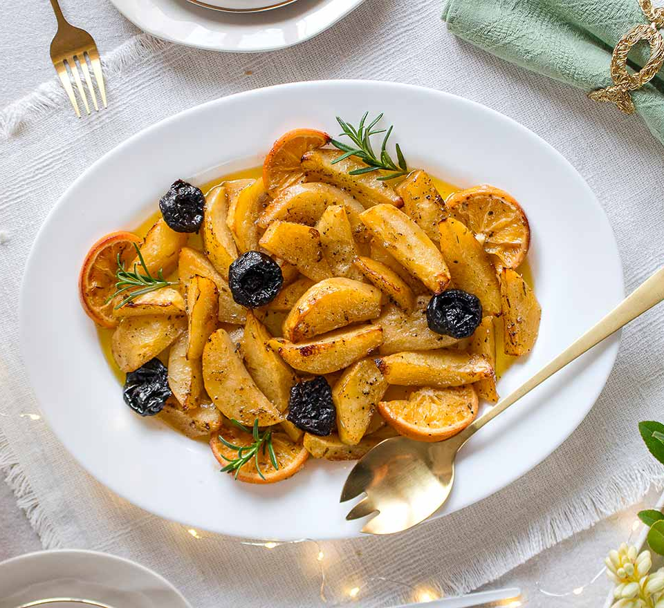 γιορτινες πατατες φουρνου