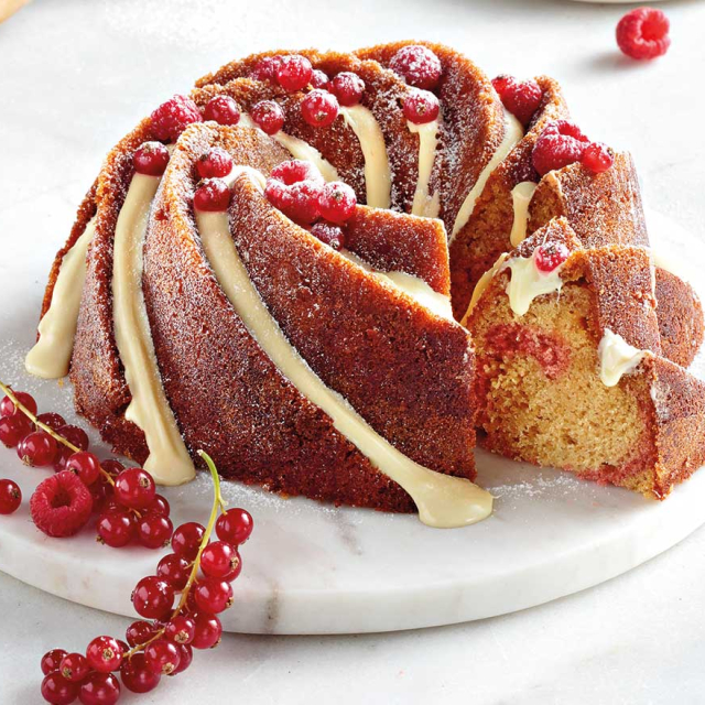 Κέικ με λευκή σοκολάτα