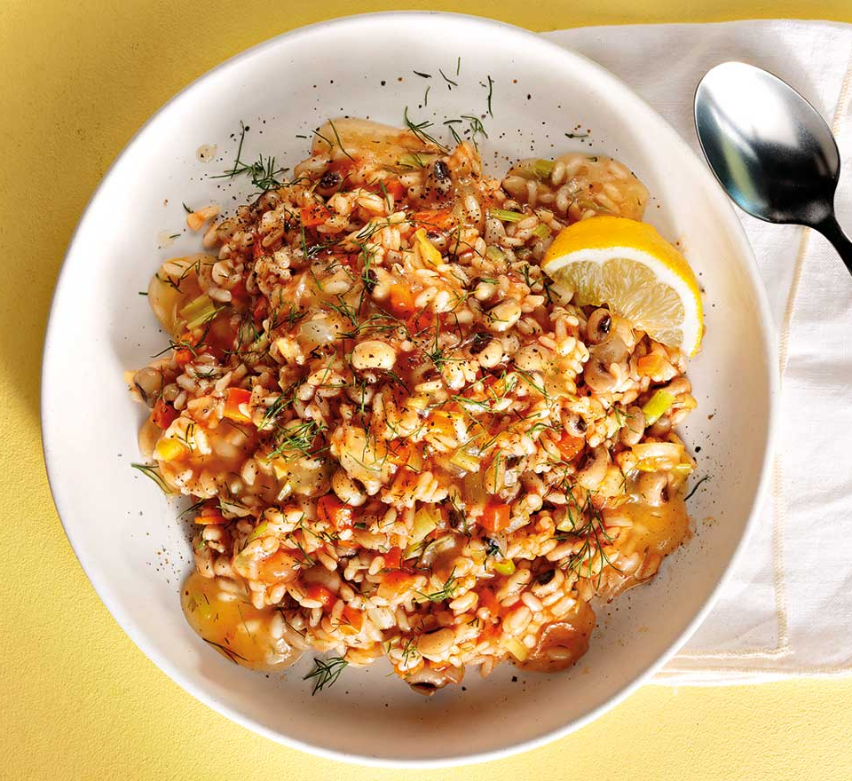 φασολια με ρυζι