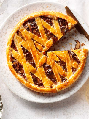 Μανιταρόπιτα με ζύμη κουρού και άγρια μανιτάρια