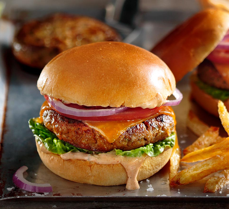 burger κοτοπουλο - chicken burger