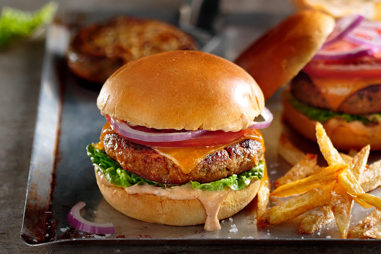 burger κοτοπουλο - chicken burger