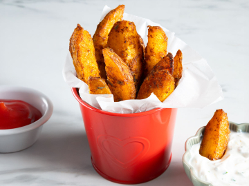 Πατάτες με κρούστα παρμεζάνας & πάπρικα