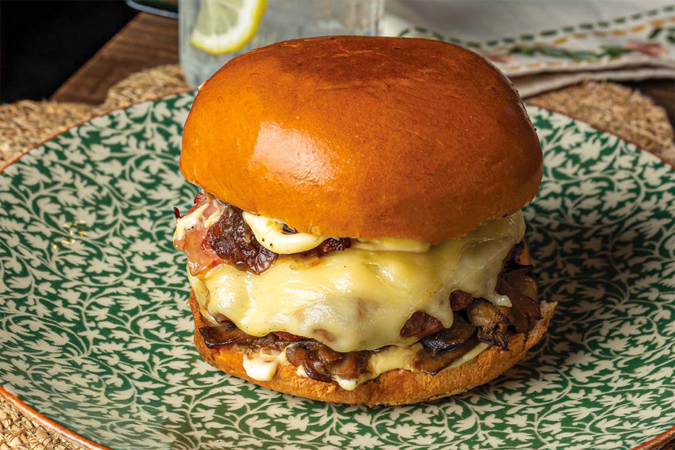 Smashed burger