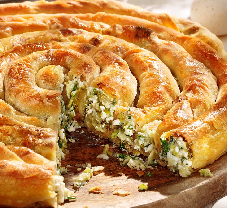 πρασοτυροπιτα