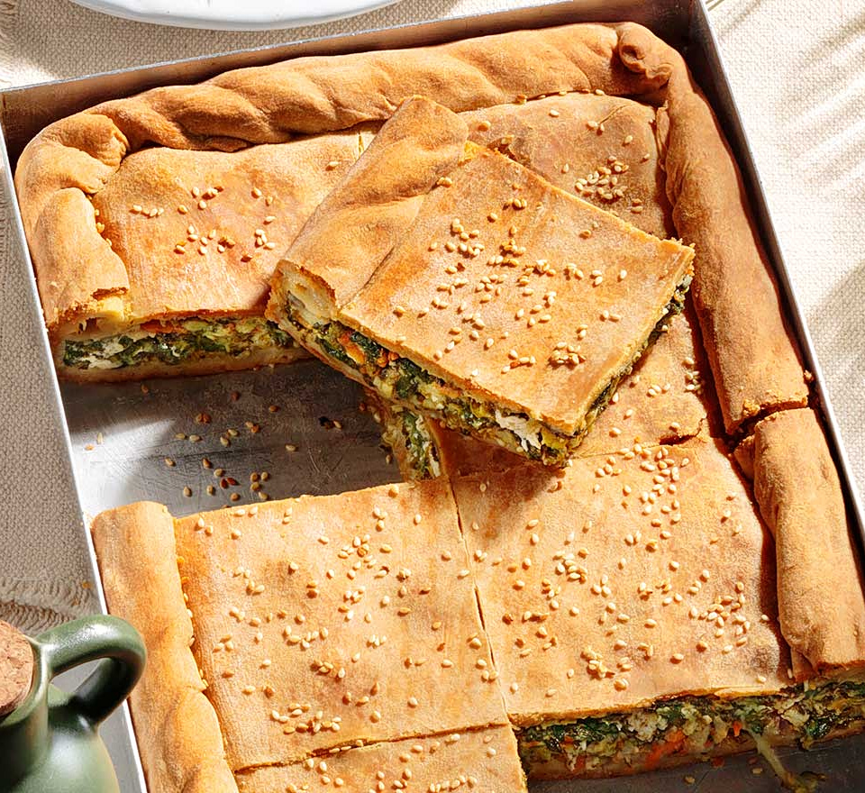 ανοιξιάτικη πίτα - πίτα με λαχανικά και φέτα