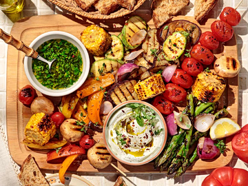 Ψητά λαχανικά στο BBQ